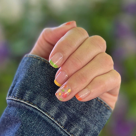 Citrus Splash Nail Polish Wraps